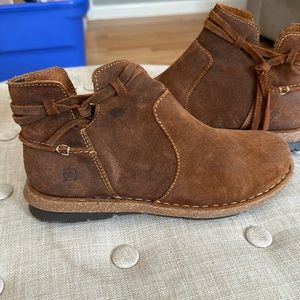Born leather booties. Like new
